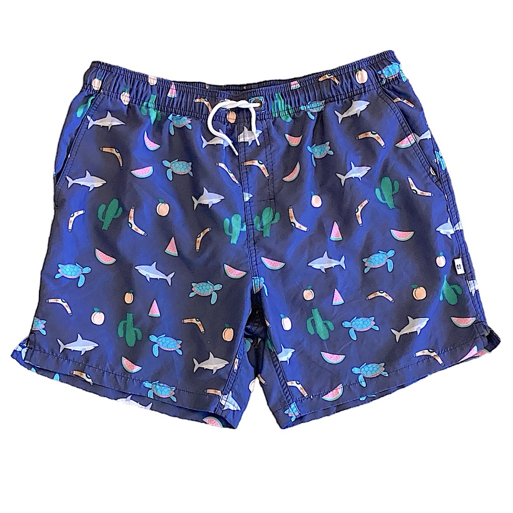 Bondi Beamers Shark Sea Turtle Swim Shorts Trunks XL Australia